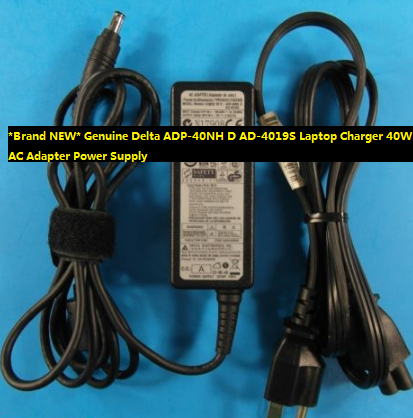 *Brand NEW* Genuine Delta ADP-40NH D AD-4019S Laptop Charger 40W AC Adapter Power Supply - Click Image to Close